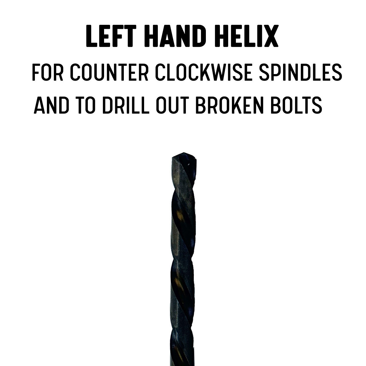 #1-5 Carbon Steel Spiral Flute Screw Extractor Set with Drills