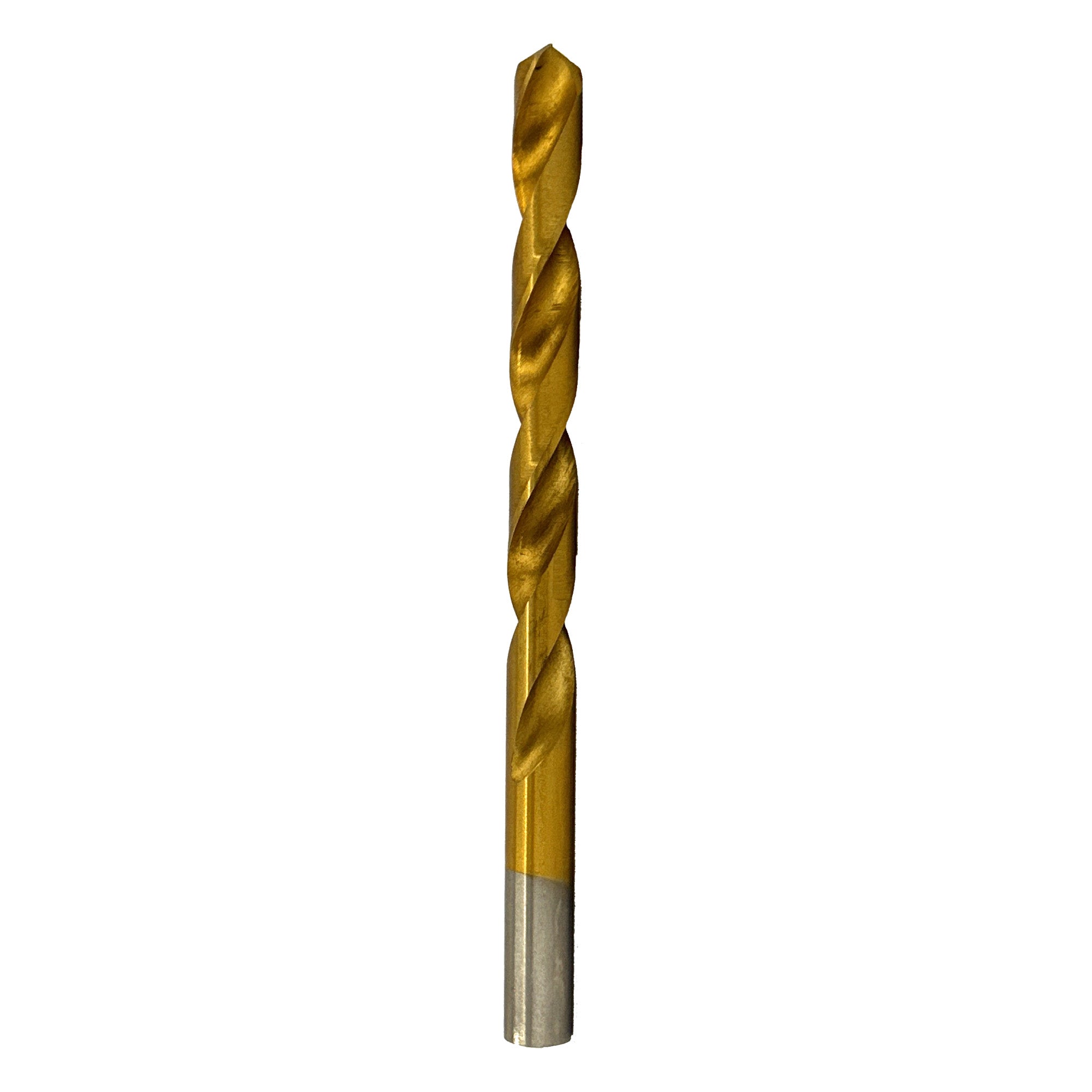 21 Piece Tin Coated Jobber Length Drill Bit Set, 1/16" - 3/8"
