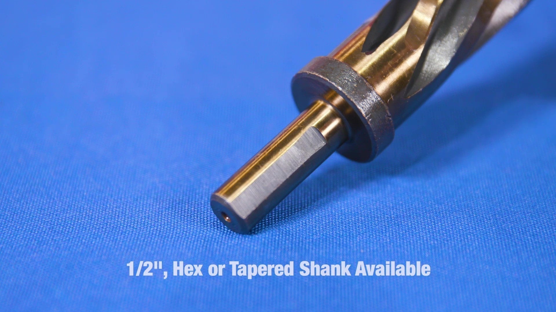 13/16" HSS 1/2" Straight Shank Bridge Reamer