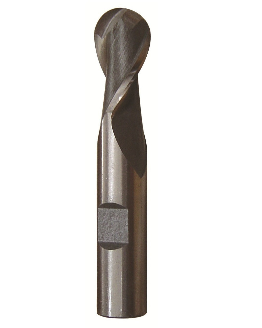 9/16" X 1/2" HSS 2 Flute Single End Ball End Mill