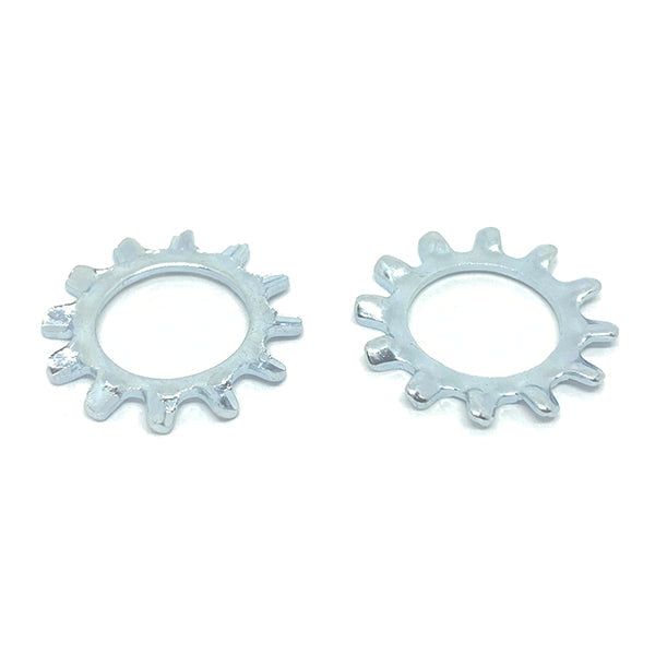 M16 Class 10 External Tooth Lock Washers Zinc Clear