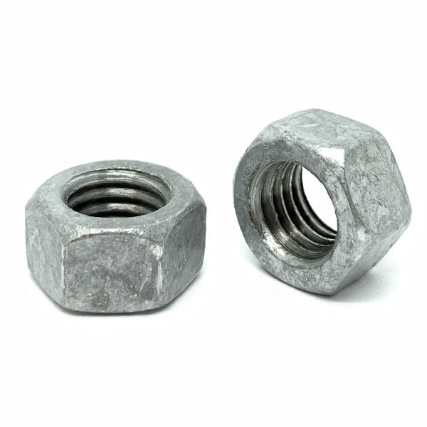 7/8"-9 Grade 2 Finished Hex Nuts Galvanized