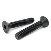 M10-1.5x40 Class 12.9 Alloy Flat Socket Head Cap Screws Black Oxide