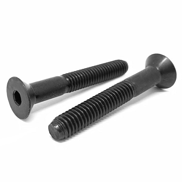 M10-1.5x70 Class 12.9 Alloy Flat Socket Head Cap Screws Black Oxide