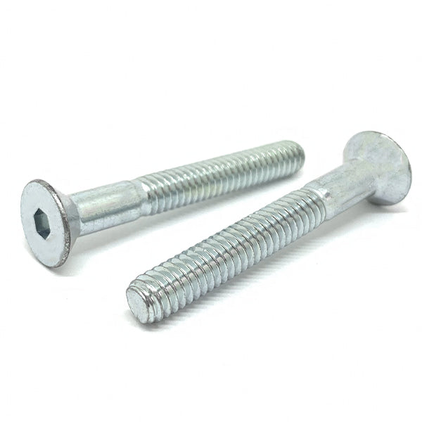M4-0.7x30 Class 12.9 Alloy Flat Socket Head Cap Screws Zinc