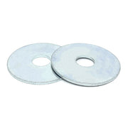 M10x30x2.5 Grade A Flat Fender Washers Zinc