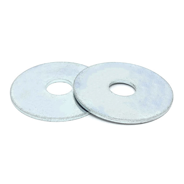 3/8"x1-1/4 Steel 1/16" Thick Fender Washers Zinc