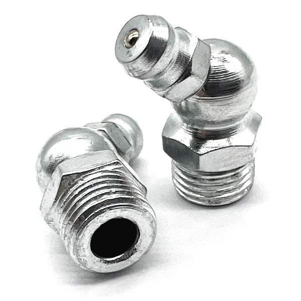 Inch and Metric Steel Zinc Clear Zerks Grease Fittings - 550 PCS
