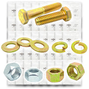 5/16"-18 Coarse Grade 8 Hex Cap Screws, Nuts, & Washers - 1078 PCS