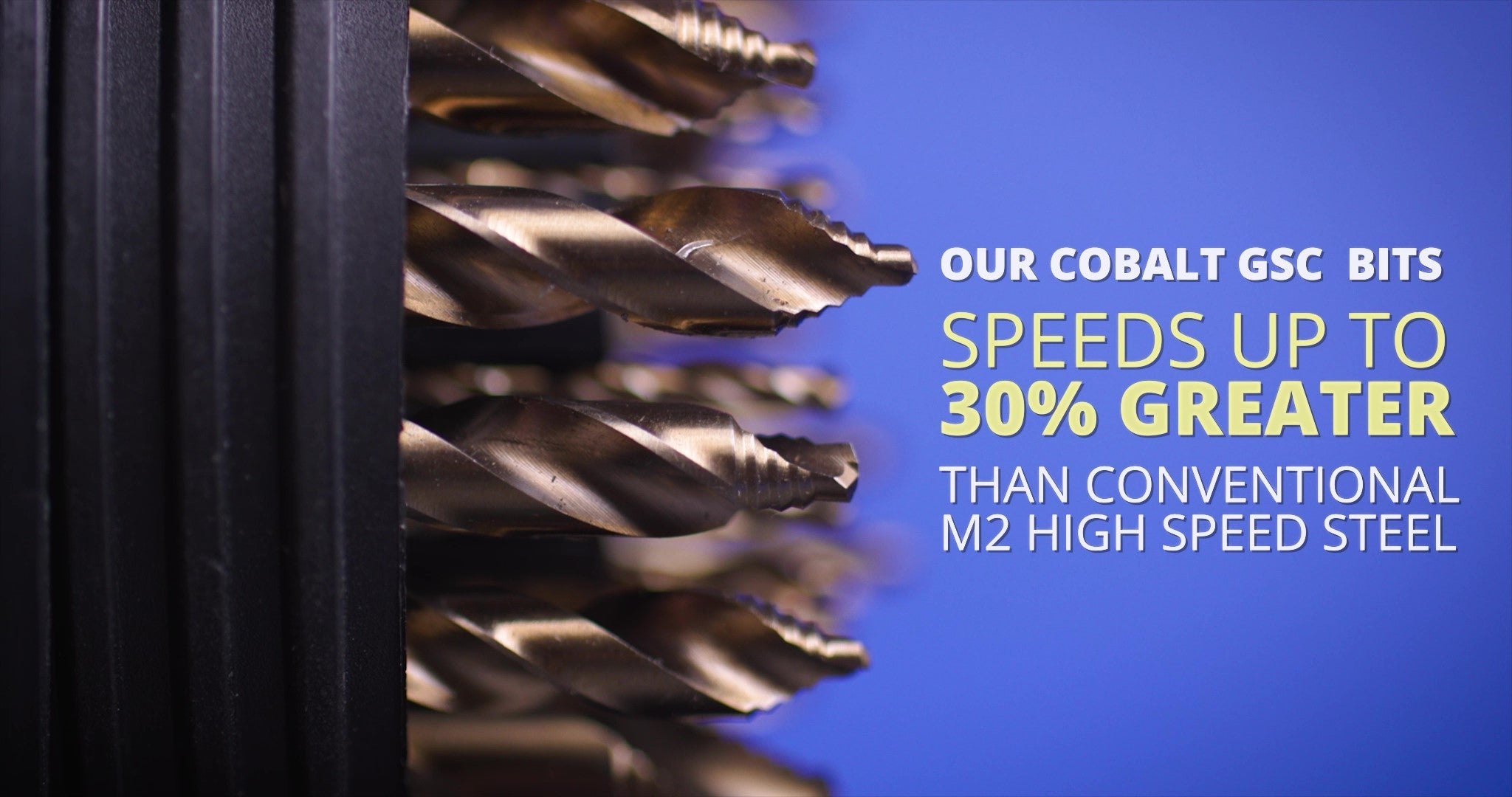9/32" Stepped Point Cobalt Drill Bit with 3-Flat Shank