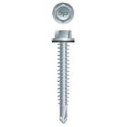 #14 Strong-Point Hex Washer Head w/Washer 14-14 x 5, Zinc