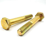 M6-1.00x40 Class 10.9 Hex Cap Screws Zinc Yellow