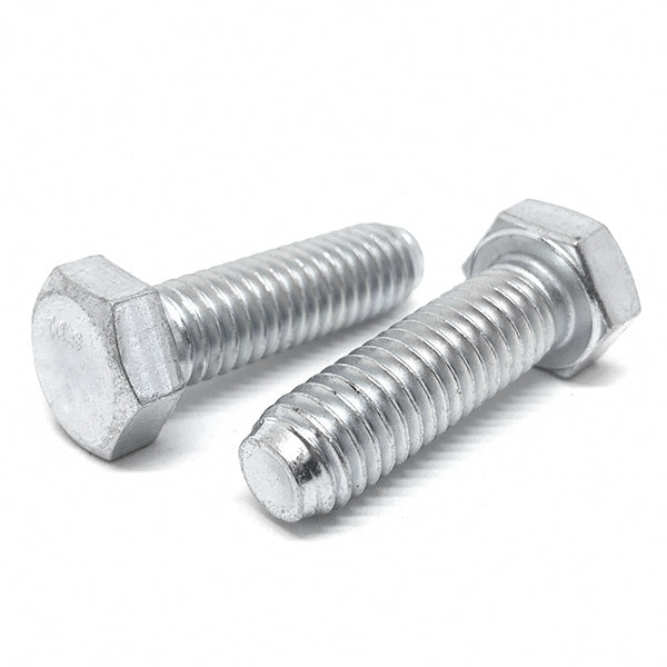 M18-1.50x50 Class 10.9 Extra Fine Thread Hex Cap Screws Zinc Clear