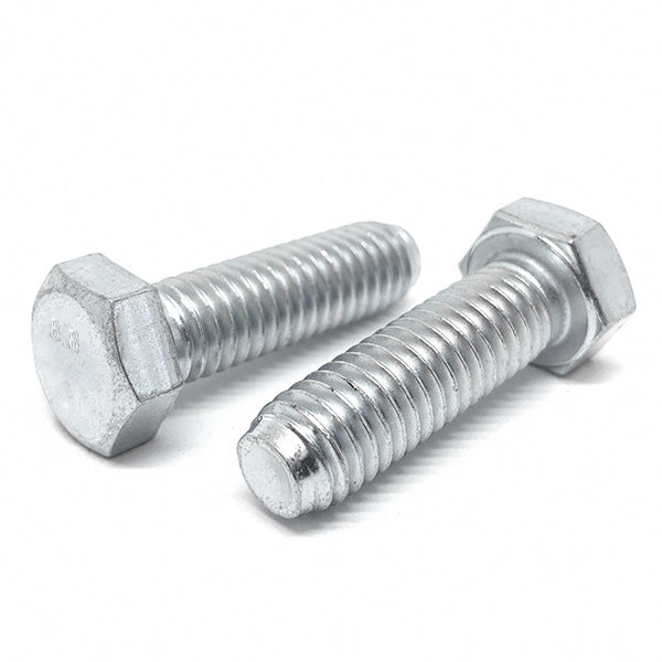 M12-1.75x45 Class 8.8 Hex Cap Screws Zinc Clear