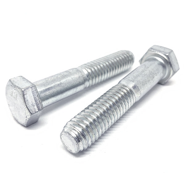 M5-.8x50 Class 8.8 Hex Cap Screws Zinc Clear