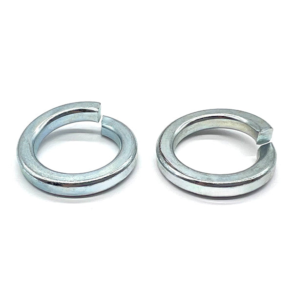 M14 Class 12 High Collar Split Lock Washer Zinc Clear