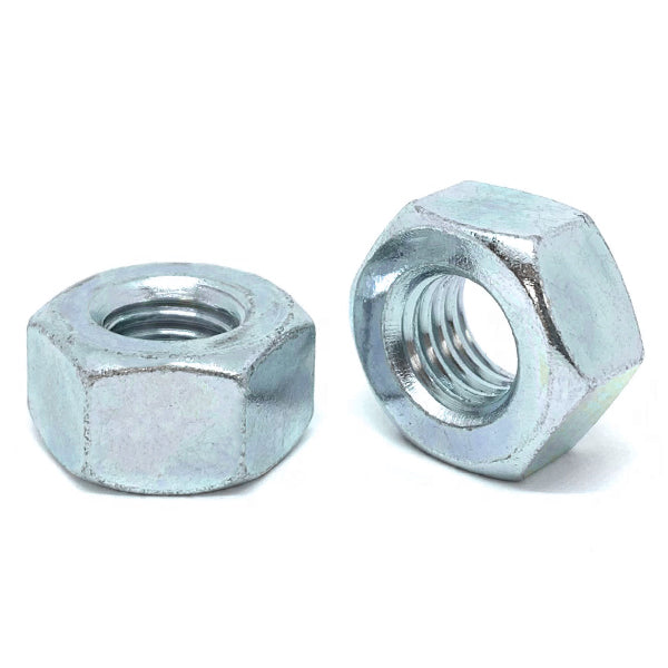3/4"-10 Grade 2 Heavy Hex Nuts Zinc Clear