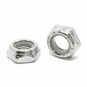 1/4"-20 18-8 Stainless Steel Nylon Insert Hex Jam Nuts