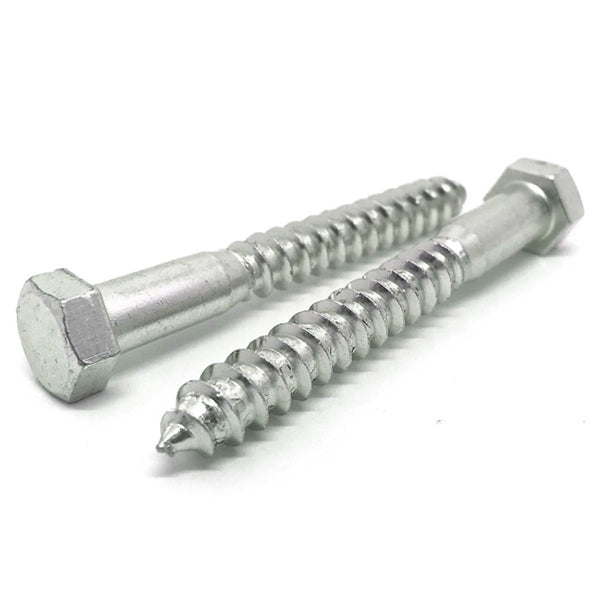 5/16-9x5" Hex Lag Screws A307 Grade A Zinc