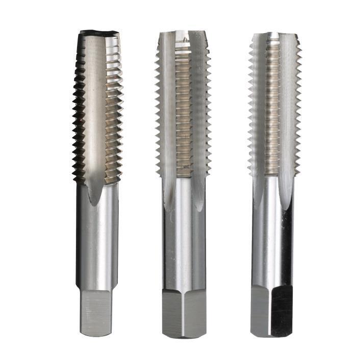 9/16"-18 Carbon Steel Hand Tap Set
