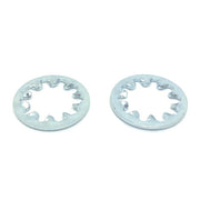 M4 Class 10 Internal Tooth Lock Washers Zinc Clear