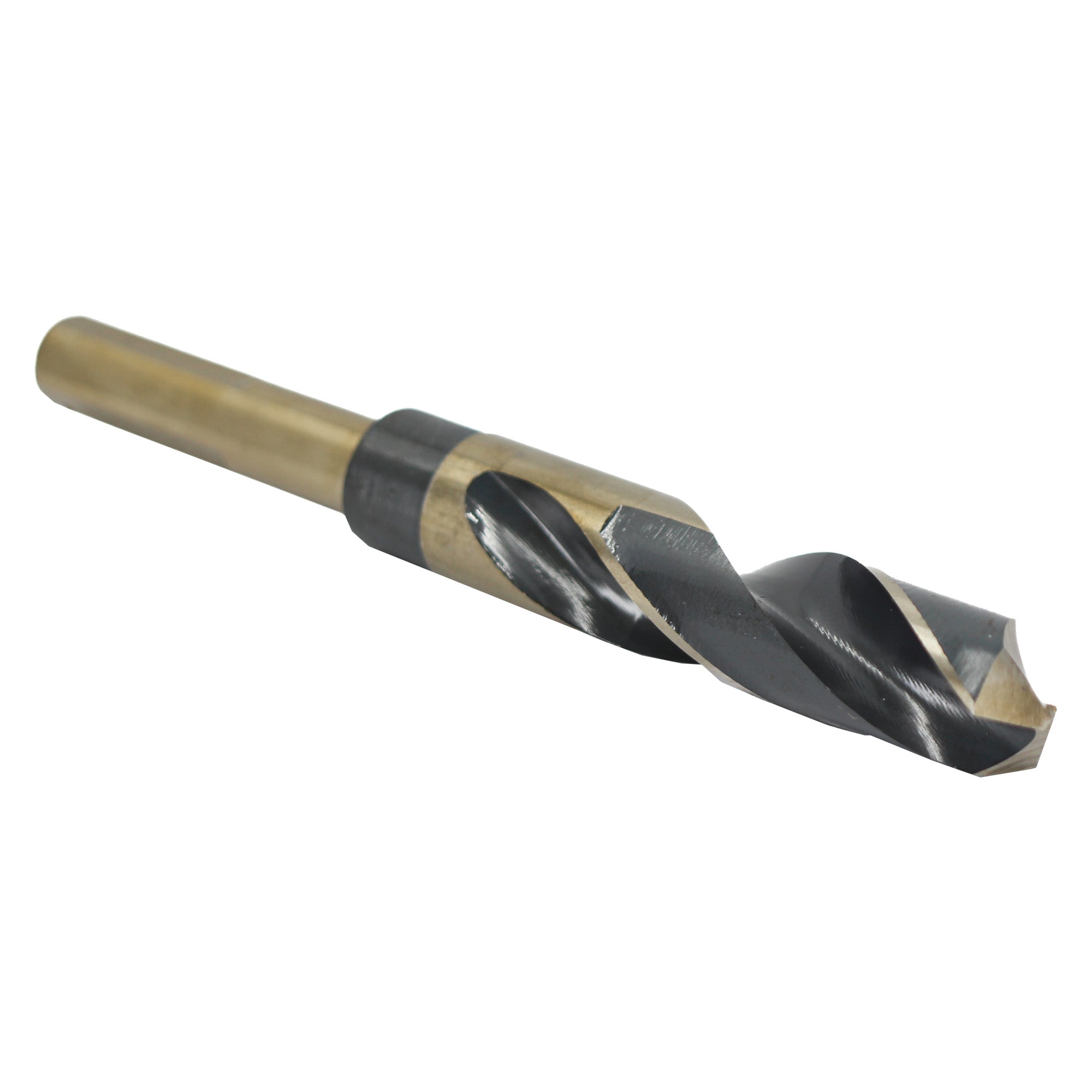 7/8" HSS Black & Gold Drill Bit with Reduced 1/2" 3-Flat Shank, Contractor Series