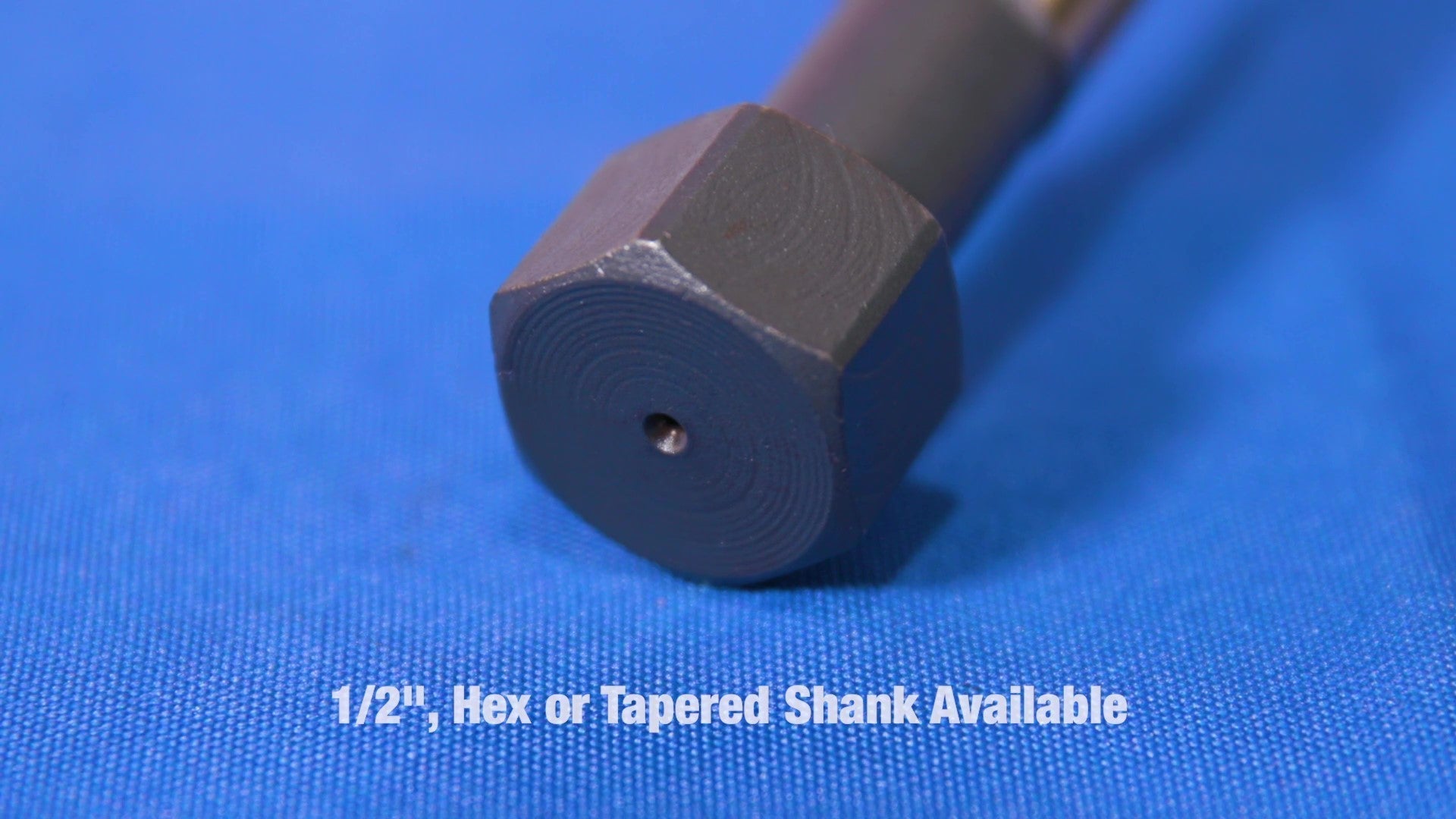 1-1/8" Magnetic Black & Gold HSS Hex Shank Bridge Reamer