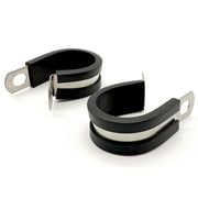 3/16" Stainless Steel Rubber Insulated Medium Duty Cable Clamp