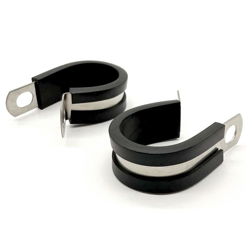 3/16" Stainless Steel Rubber Insulated Medium Duty Cable Clamp