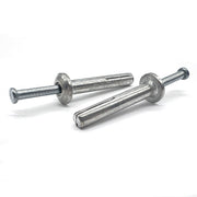 1/4"x1-1/4" Mushroom Head Hammer Drive Anchors Zinc Alloy w/ Zinc Plated Nails