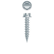 #8 SLT Strong-Point Hex Washer Head 8 x 1, 1/4 A.F., Zinc