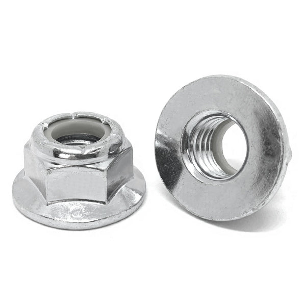 M6-1.0 A2-70 Stainless Steel Nylon Insert Hex Flange Lock Nuts