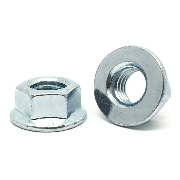 M16-2.0 Class 10 Hex Flange Nuts Zinc