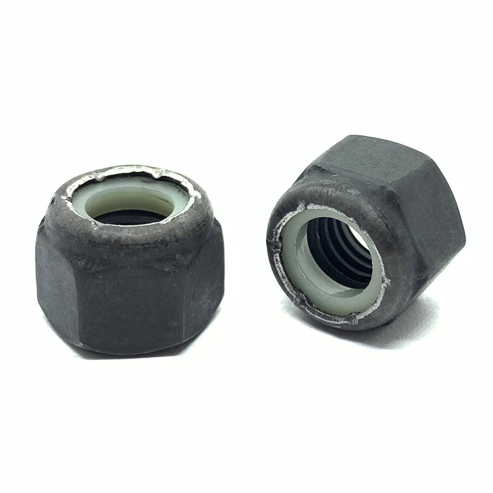 1"-14 Grade 8 Hex Nylon Insert Lock Nuts Phos & Oil