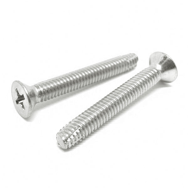 #8-32x3/4" 410 Stainless Steel Phillips Flat Head Type F Thread Cutting Screws