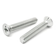 #10-24x3/4" 316 Stainless Steel Phillips Flat Head Machine Screws