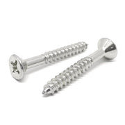 #12x2-1/2" Stainless Steel Phillips Flat Head Wood Screws