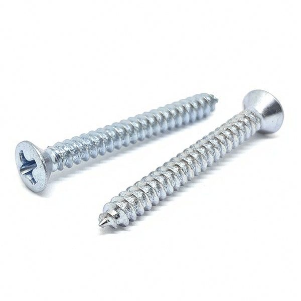 #12x3/4" Phillips Oval Head Type AB Self Tapping Sheet Metal Screws Zinc