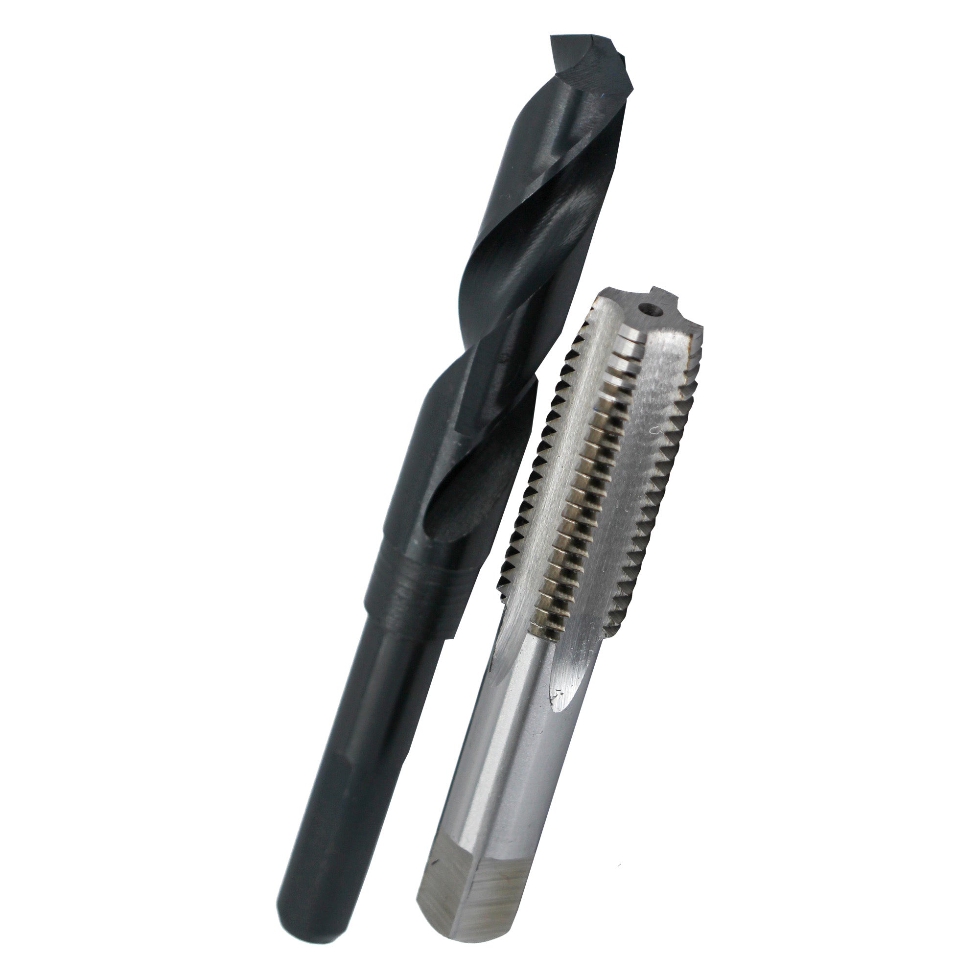 3/4"-10 UNC HSS Plug Tap and 21/32" HSS 1/2" Shank Drill Bit Kit