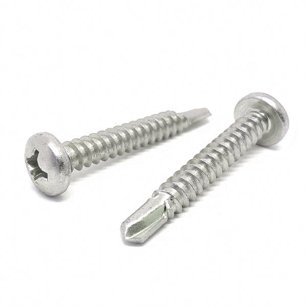 #6x1-1/2"  Stainless Steel Phillips Pan Head #2 Point Self Drilling Screws