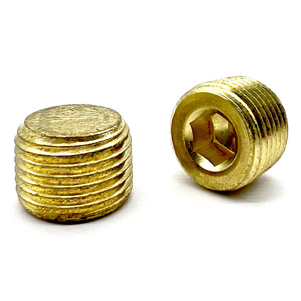 3/8"-18 Dry-Seal Pipe Plugs Brass