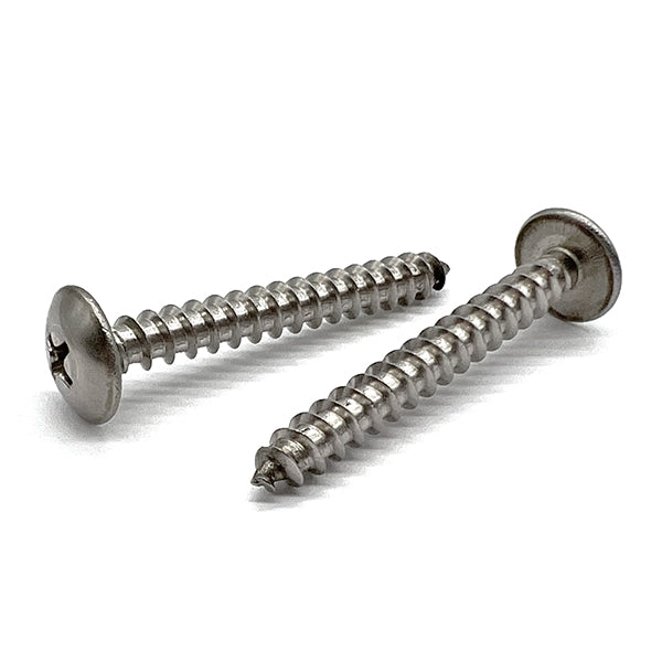 #6-18x3/4" 316 Stainless Steel Phillips Truss Head Type A Self Tapping Screws