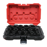16 Piece Proferred 6 Point Impact Standard Metric Socket Set (1/2" Drive)