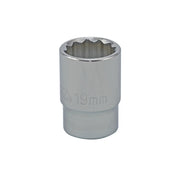 19MM - 1/2" Drive 12 Point Metric Socket