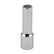 11MM - 1/2" Drive 12 Point Metric Deep Socket