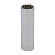 15MM - 1/2" Drive 12 Point Metric Deep Socket