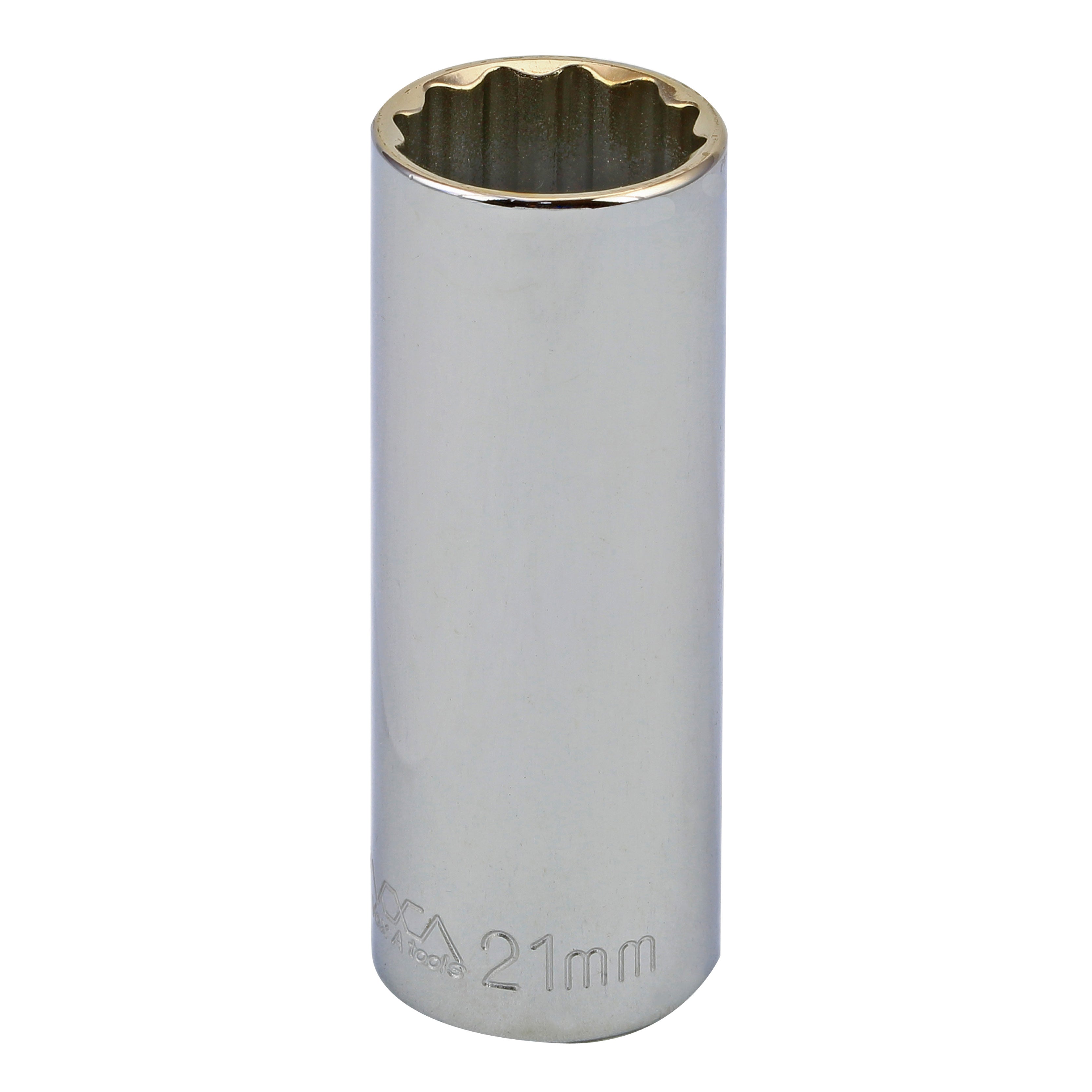 21MM - 1/2" Drive 12 Point Metric Deep Socket