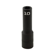 10MM - 1/2" Drive 6 Point Metric Deep Impact Socket Impact
