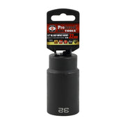 32MM - 1/2" Drive 6 Point Metric Deep Impact Socket Impact