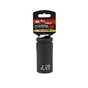 27MM - 3/4" Drive 6 Point Metric Deep Impact Socket Impact